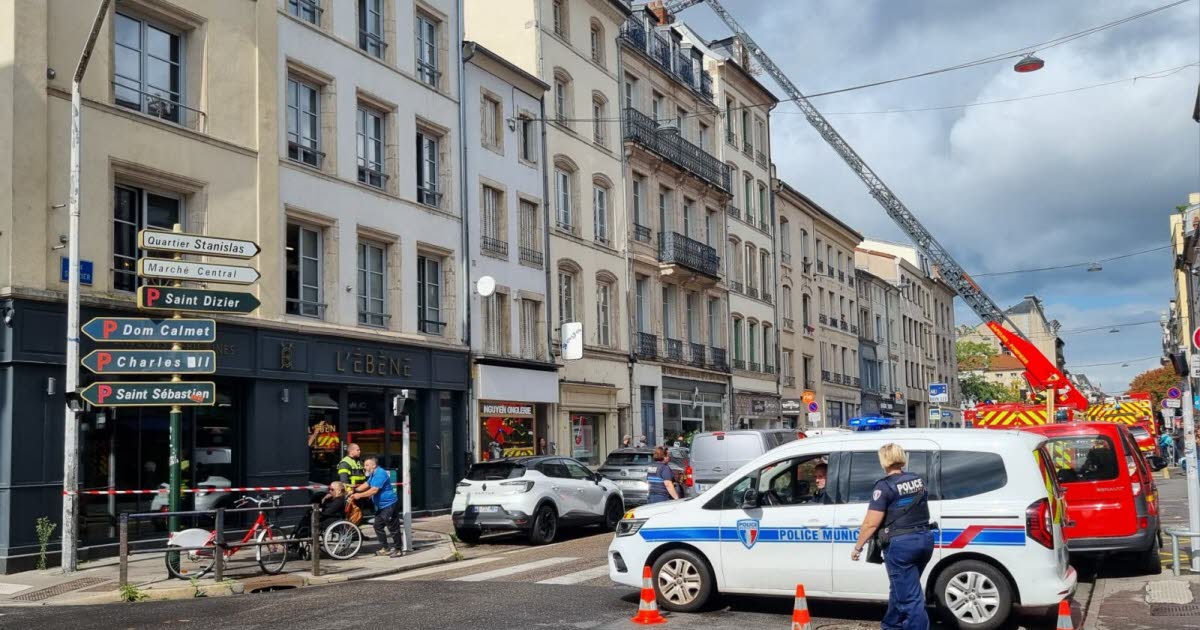 la rue Saint-Dizier bloquée à la circulation