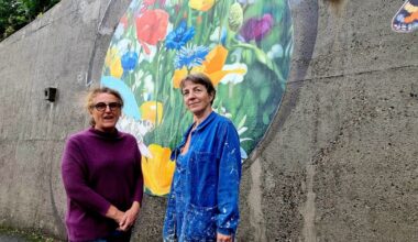Saint-Étienne. La célèbre fresque des hublots, à la Cotonne, s’offre une nouvelle jeunesse
