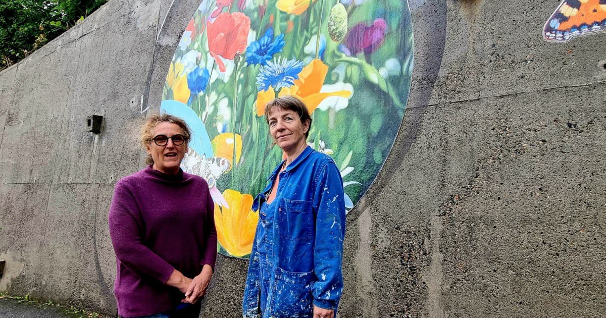 Saint-Étienne. La célèbre fresque des hublots, à la Cotonne, s’offre une nouvelle jeunesse