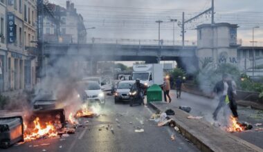 affrontements à Lyon, rassemblement place Guichard et cortège sauvage, matinée sous tension