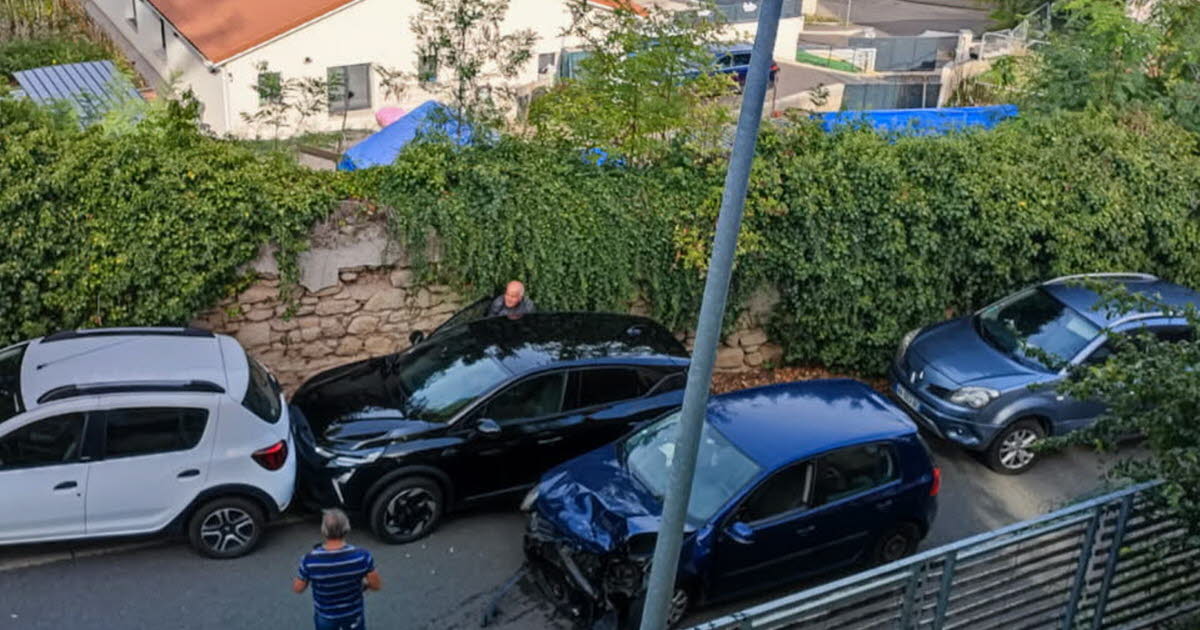 un chauffard percute des voitures et prend la fuite à Unieux