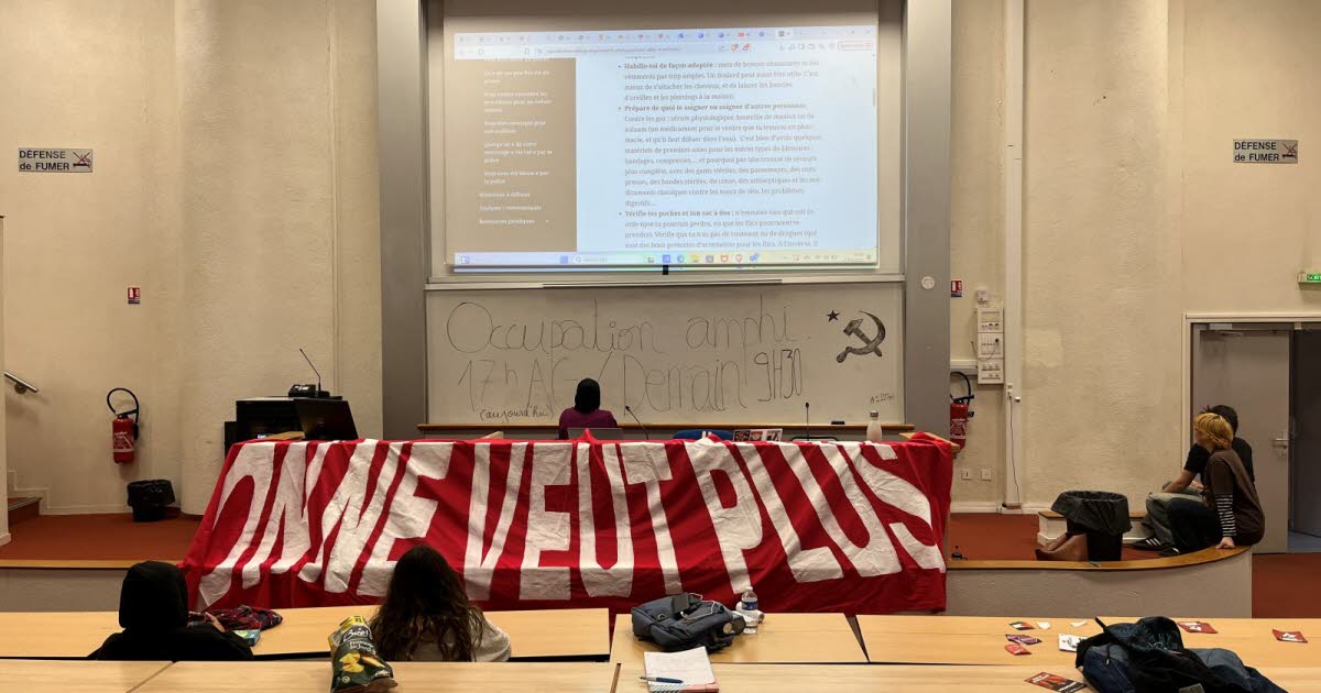 les étudiants occupent un amphi et « préparent » la mobilisation