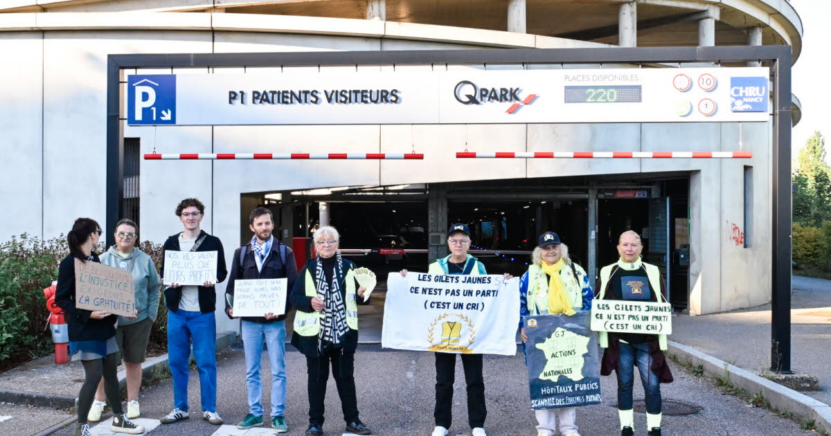 Photos. Grève du 18 septembre : devant le CHRU de Nancy-Brabois, ils manifestent pour des parkings gratuits