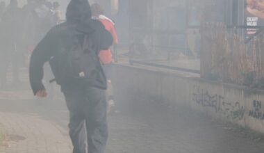 entre 7 500 et 15 000 et personnes dans les rues, 7 interpellations à Strasbourg