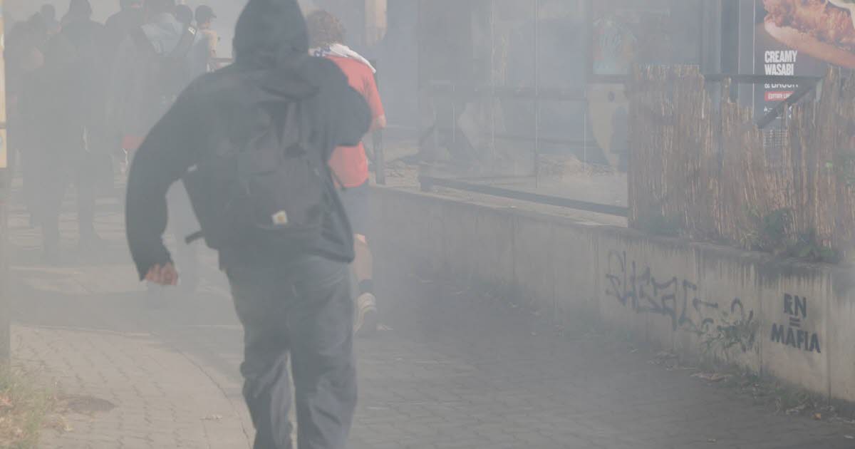 entre 7 500 et 15 000 et personnes dans les rues, 7 interpellations à Strasbourg