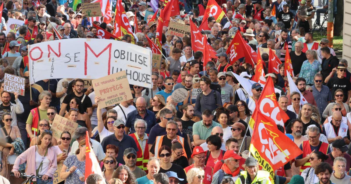 Grève du 18 septembre. Paroles d'Alsaciens et d'Alsaciennes au cœur de la manifestation à Strasbourg et Mulhouse