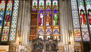 un vitrail en triste état sera bientôt restauré pour 135 000 euros