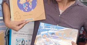 Pusignan. Karinka, marraine du 6e  salon du livre
