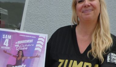 soirée zumba rose pour Octobre rose