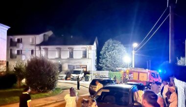 quatre enfants évacués en pleine nuit
