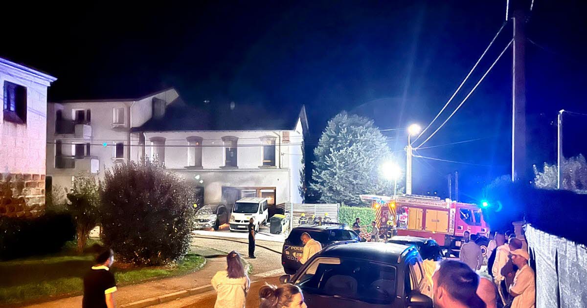 quatre enfants évacués en pleine nuit
