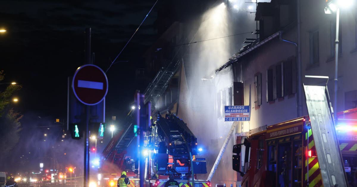 Strasbourg. Incendie en cours dans le quartier de Koenigshoffen, les secours sont sur place