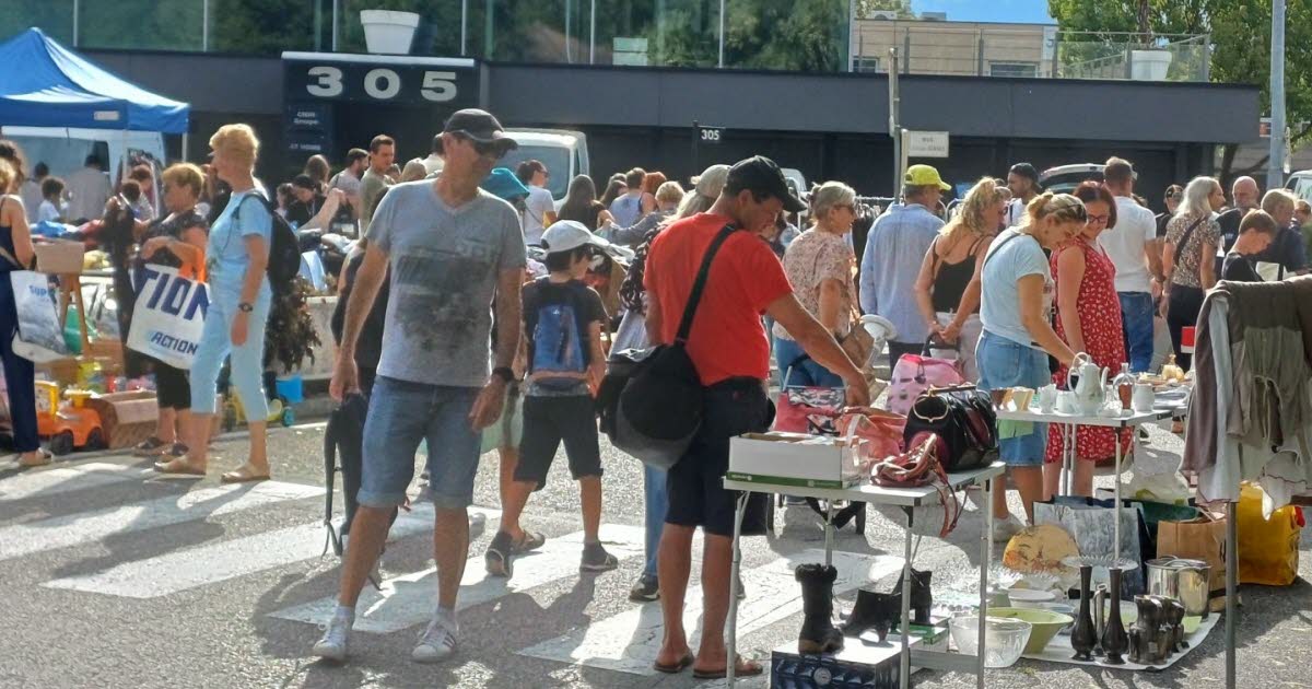 Montbonnot-Saint-Martin. Des milliers de personnes à la brocante