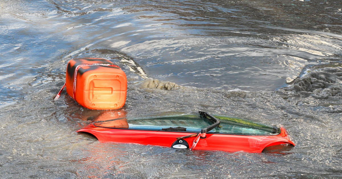 une femme de 59 ans secourue sur le toit