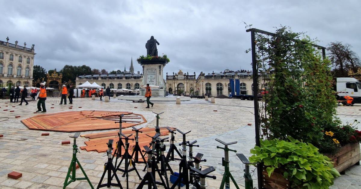 Nancy. La place Stanislas se transforme pour une nouvelle édition du Jardin éphémère