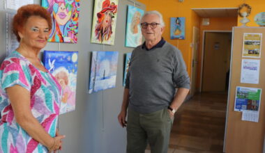 Montbard. Cette habitante de Crépand expose ses toiles à l’office de tourisme