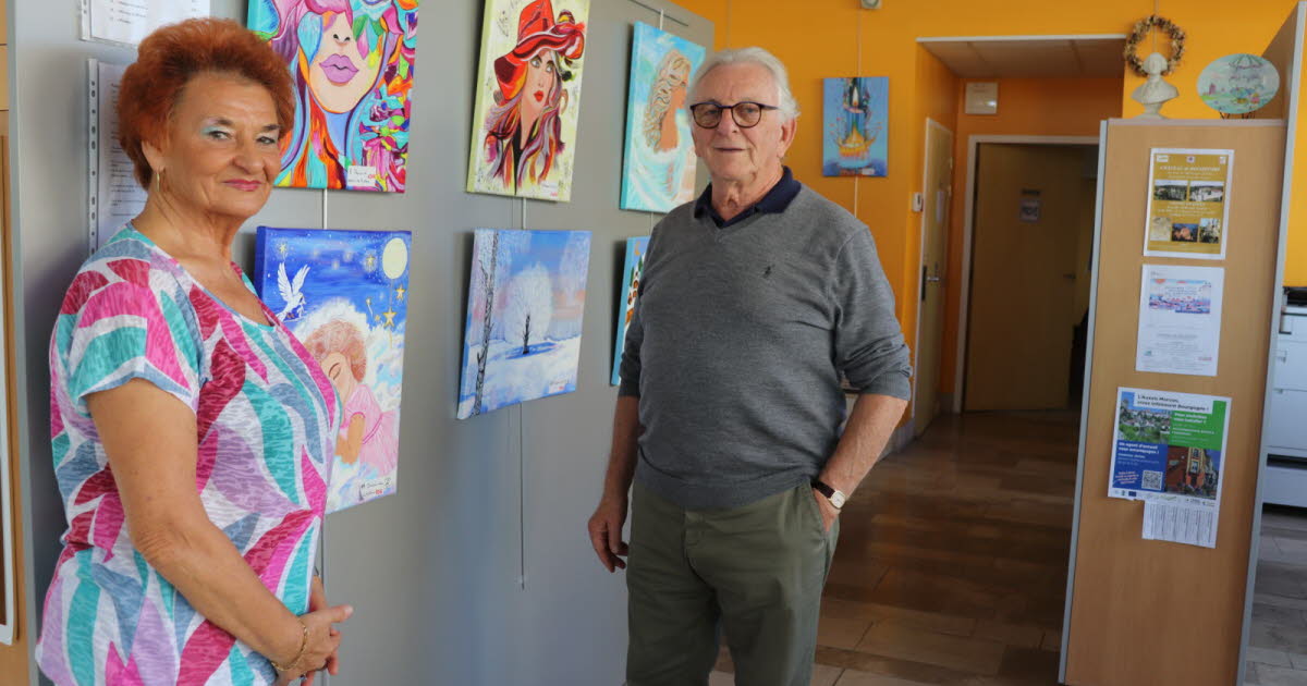 Montbard. Cette habitante de Crépand expose ses toiles à l’office de tourisme