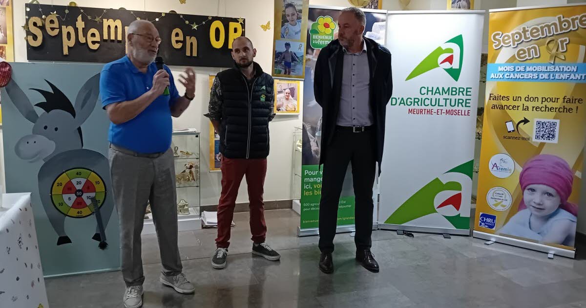 Vandœuvre-lès-Nancy. Les acteurs agricoles font un don de 2 700 € pour soutenir la recherche pédiatrique