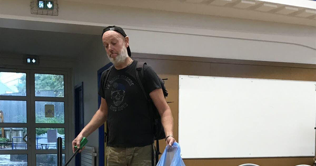 Strasbourg. Les lycéens sensibilisés au ramassage des déchets avec le Britannique Eddie Platt