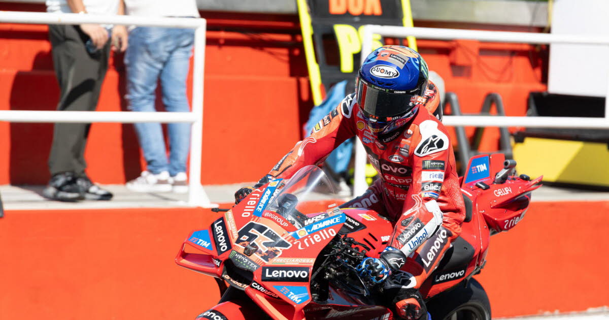 Pecco Bagnaia revit et décroche la pole, Marc Marquez en première ligne
