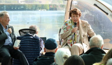 Strasbourg. Au fil de l’eau, Roselyne Bachelot balance sur les « monstres » politiques