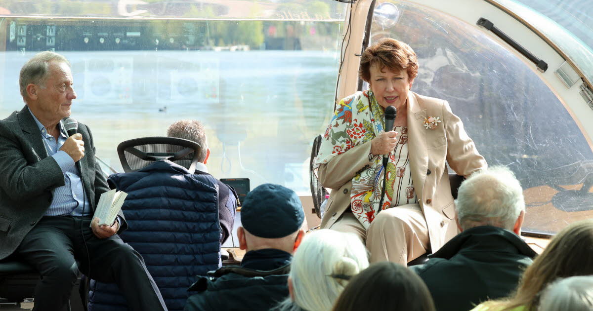 Strasbourg. Au fil de l’eau, Roselyne Bachelot balance sur les « monstres » politiques