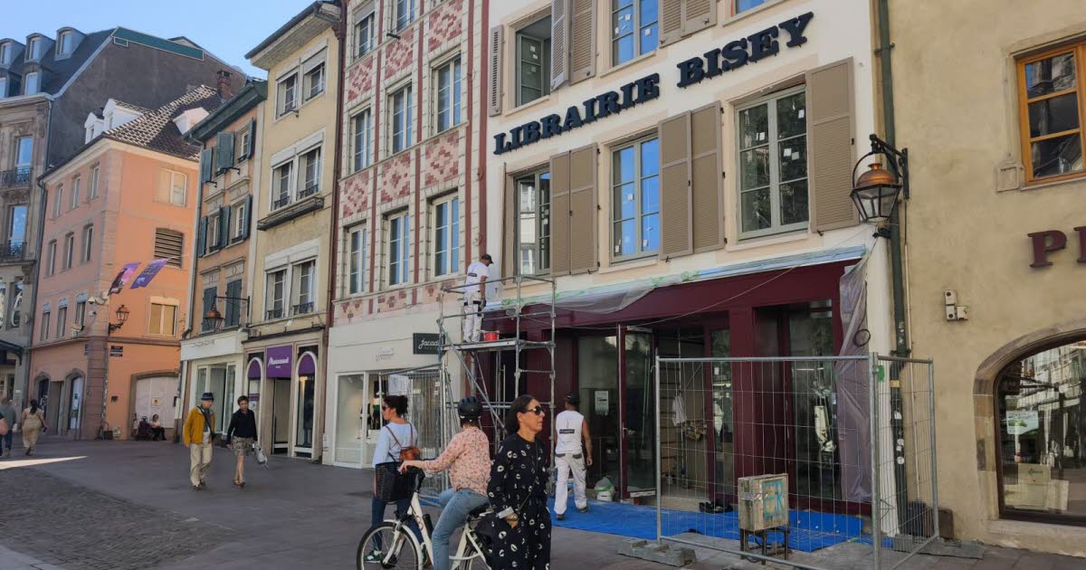 Mulhouse. La librairie Bisey enfn de retour place de la Réunion à partir du 8 octobre