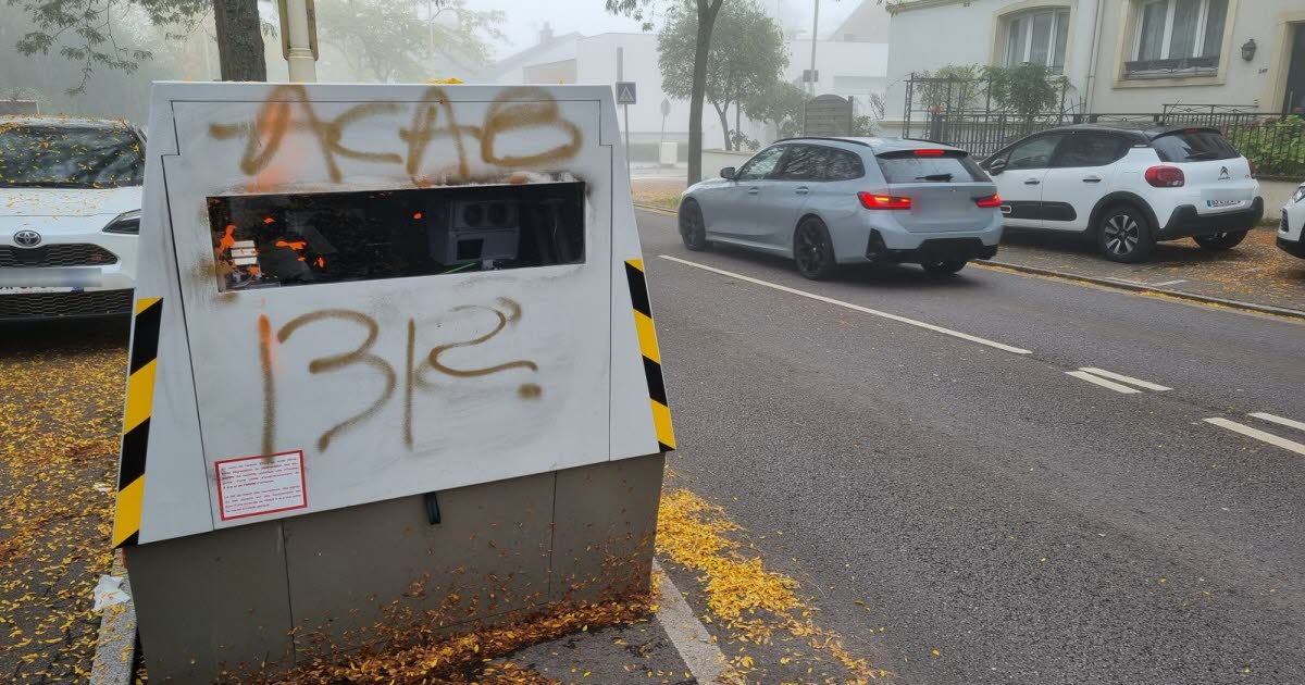Nancy. Le nouveau radar de l’avenue de Boufflers déjà tagué