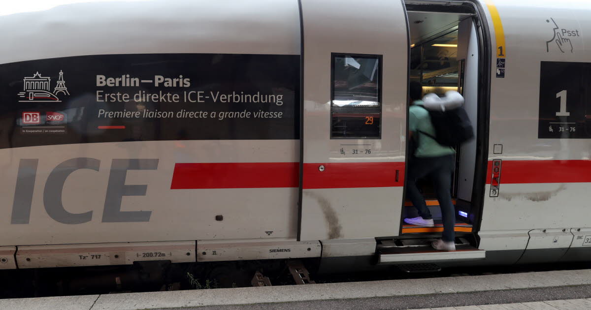 gain de temps pour les ICE Paris-Strasbourg-Berlin