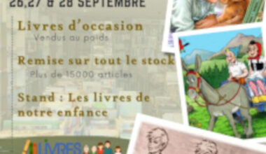 Portes ouvertes Livres en Famille, près de Bordeaux les 26, 27, 28 septembre