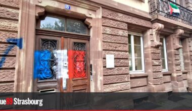 Strasbourg. Un immeuble affichant des drapeaux palestiniens vandalisé