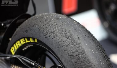 Les npouvelles gommes du MotoGP ont été testées à Misno (DR)