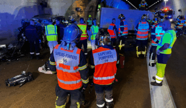 Près de Nice. Deux blessés graves lors d'un accident sur l'autoroute : le tunnel fermé