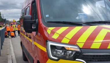 renversé par une voiture dans le centre-ville, un piéton en urgence absolue