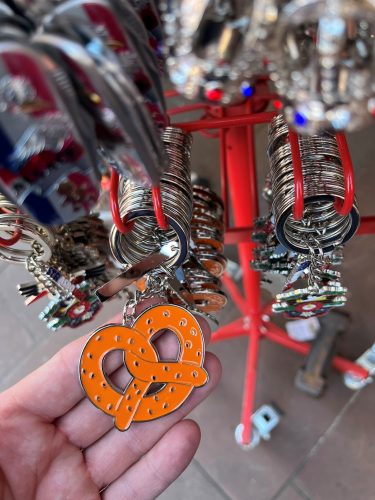 porte clé bretzel