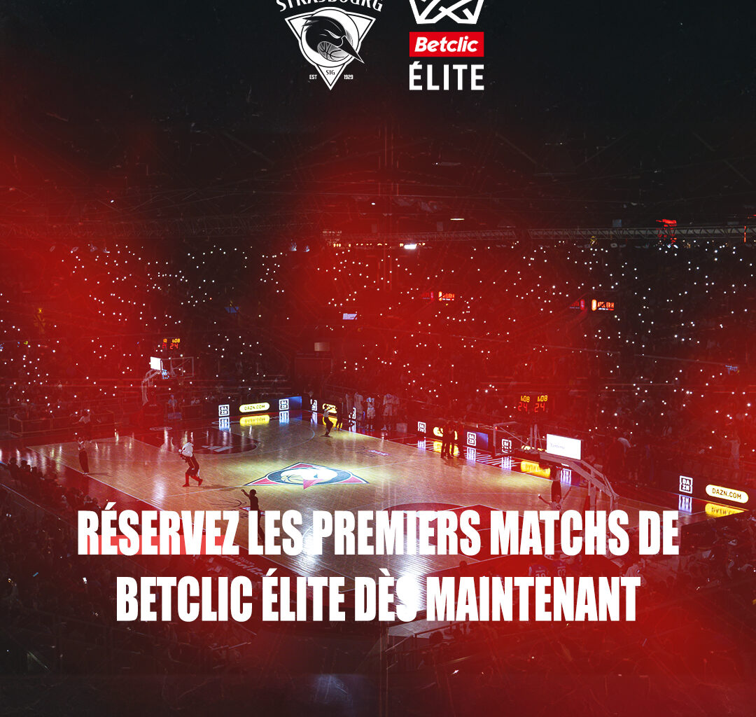 La billetterie est ouverte pour les 4 premiers matchs !