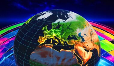 Illustration de la création d'une cartographie mondiale dynamique par le Project Orbion.