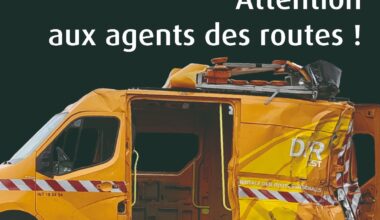 Des panneaux pour la sécurité des agents de la DIR Est en Moselle