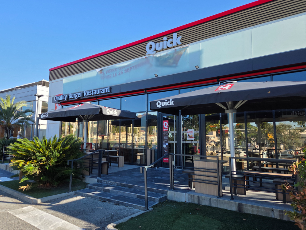 Près de Nice. Quick annonce encore un nouveau restaurant dans les Alpes-Maritimes