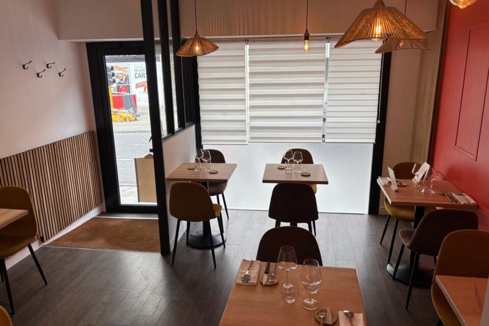 L'intérieur du restaurant Source. 