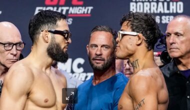 photo de Nassourdine Imavov et Caio Borralho