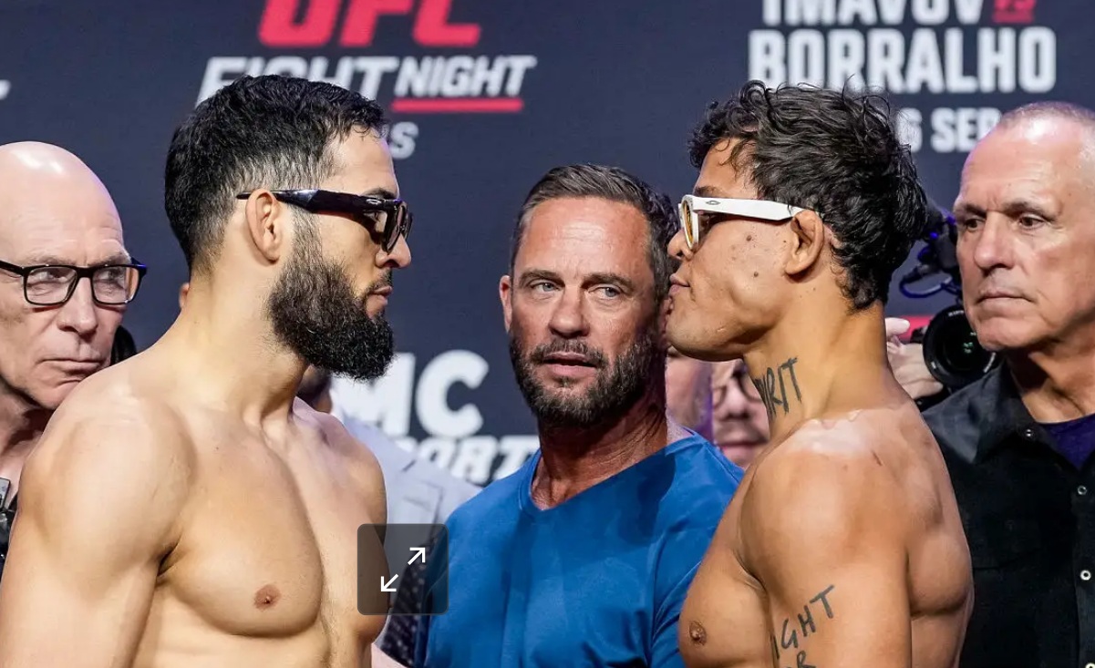 photo de Nassourdine Imavov et Caio Borralho