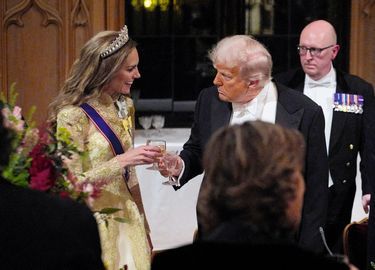 Dans le verre de Kate, du Wiston Estate cuvée 2016. Trump, lui, ne boit jamais d’alcool. Même pas le cognac 1912 servi en apothéose.