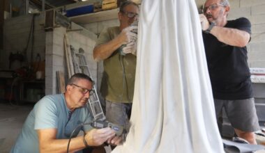 Le seul Saint de Corse aura bientôt sa statue en marbre à Corte grâce au travail des frères Aragni