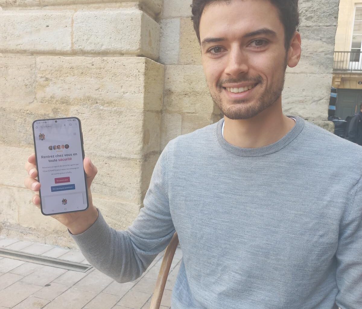 Ce Bordelais développe une application pour sécuriser les sorties des femmes en soirées