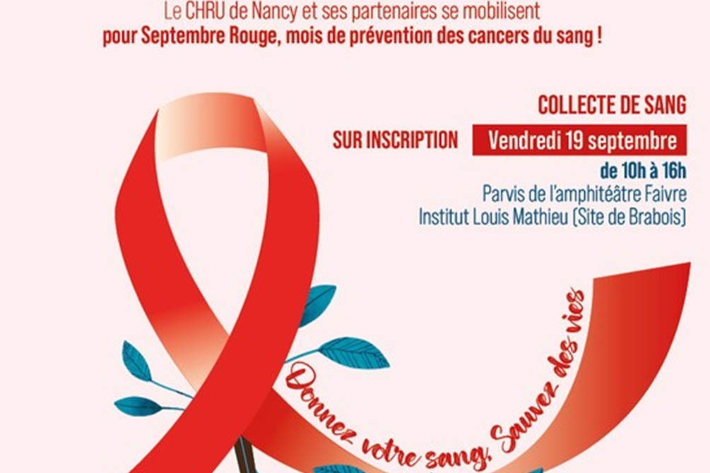 Le CHRU de Nancy sensibilise aux cancers du sang