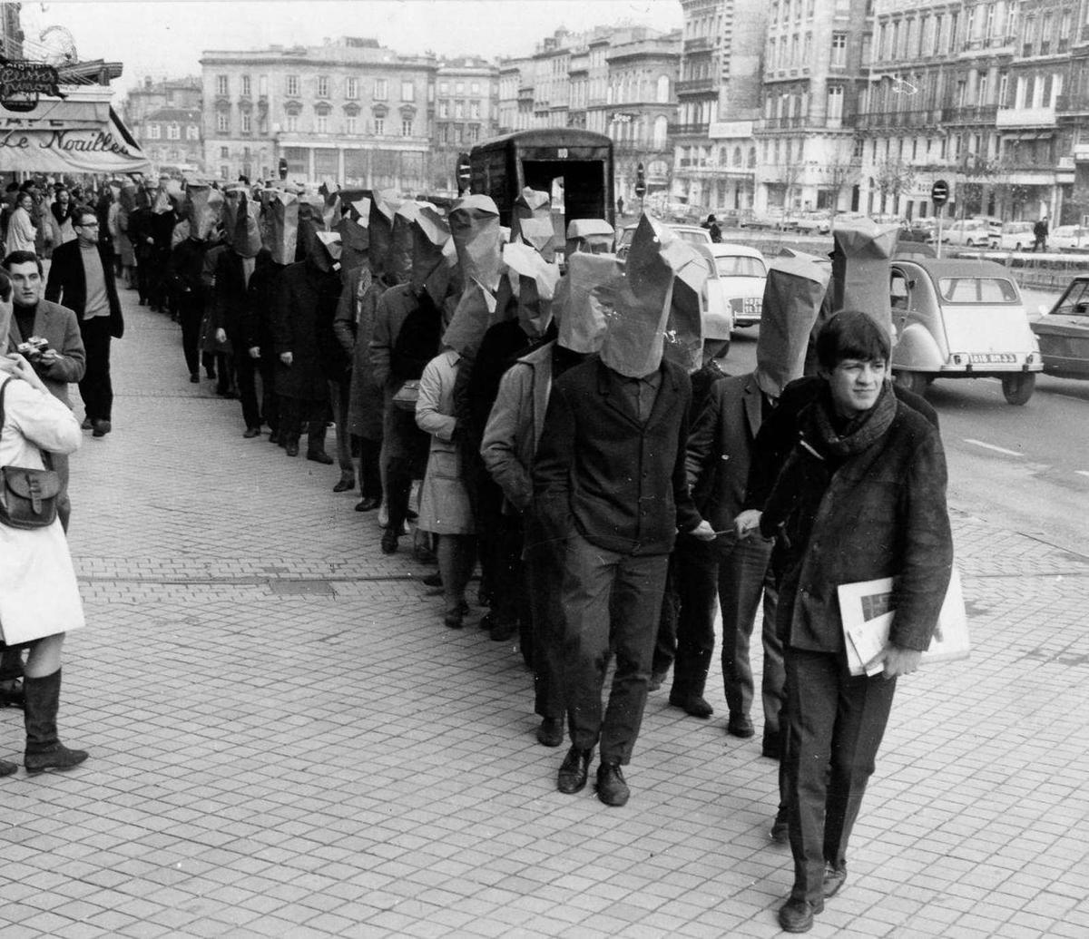 Le Happening de Jean-Jacques Lebel lors de Sigma 2, le 19 novembre 1966.