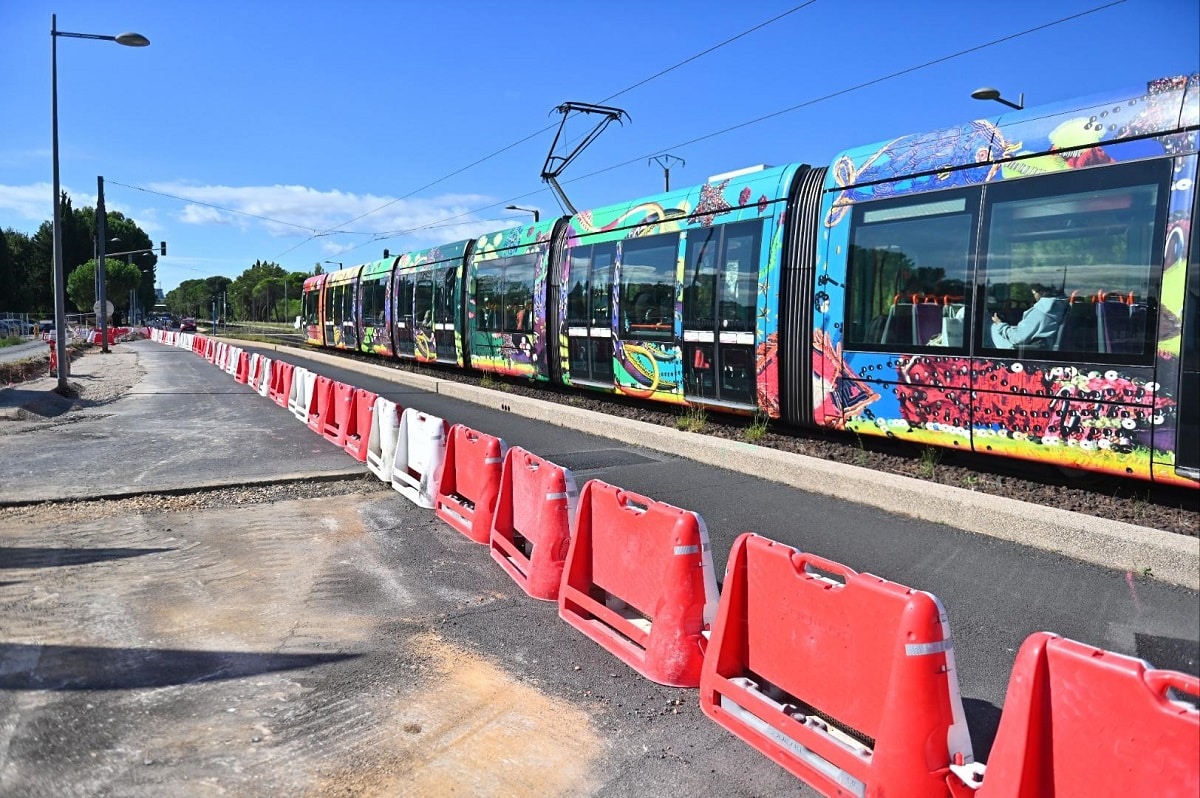 Ligne 3 du tramway : le chantier de la nouvelle station "Boirargues" a débuté à Montpellier