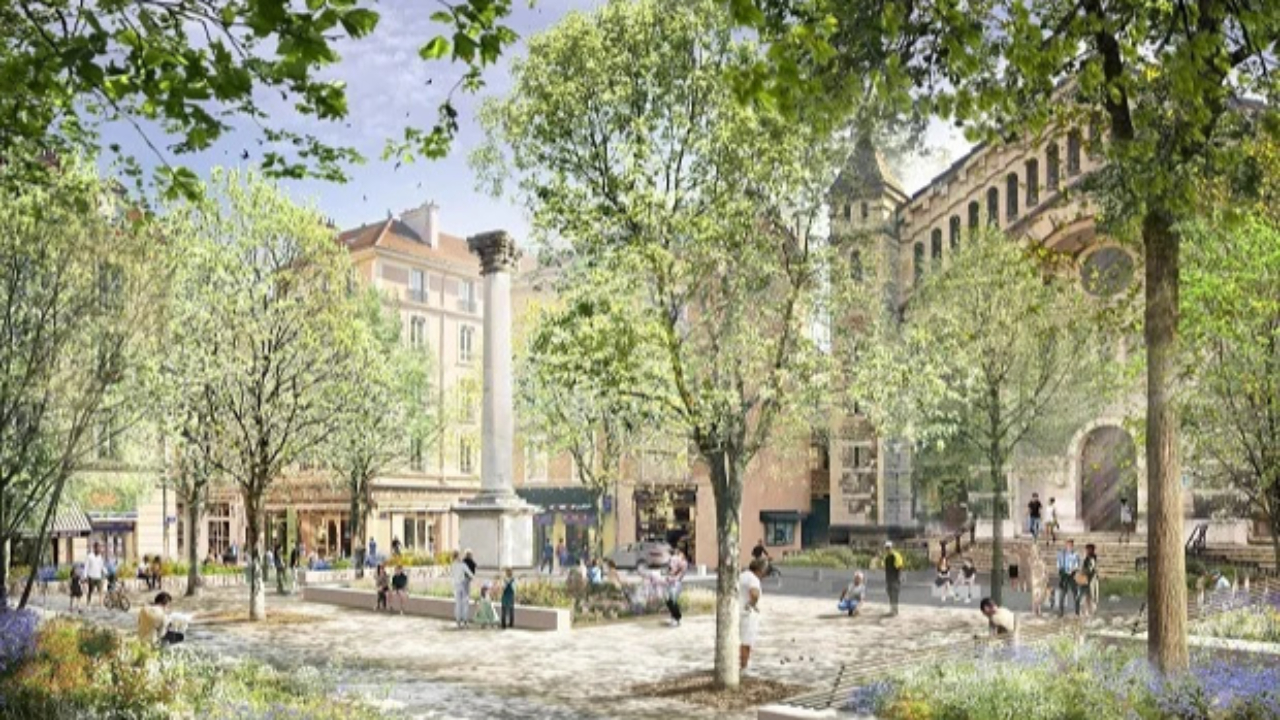 coup d'envoi des travaux de la place de Metz