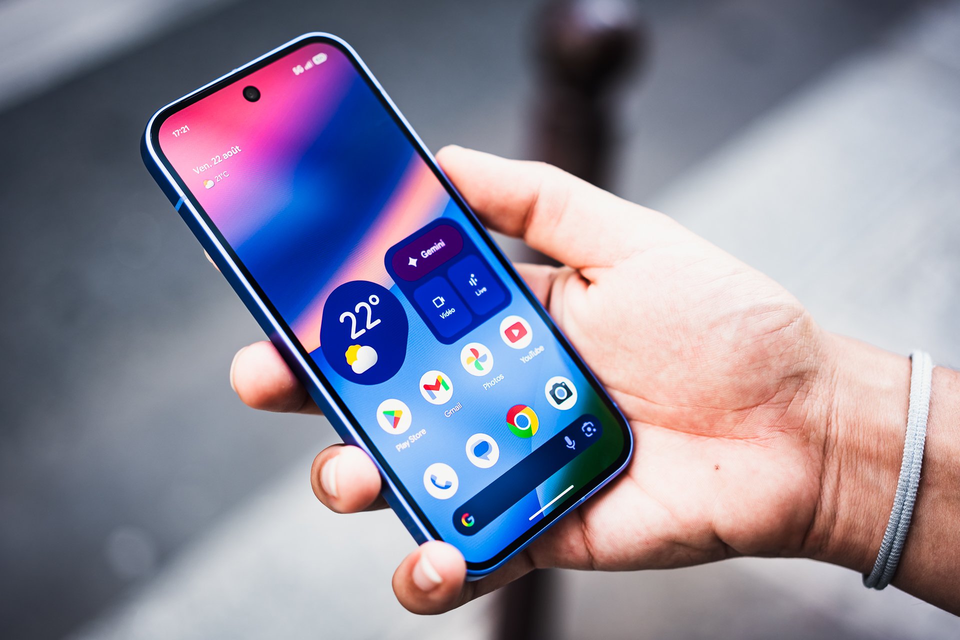 Test Google Pixel 10 Interface